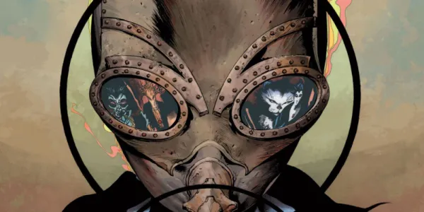   サンドマン's helmet as it appeared in Sandman Overture