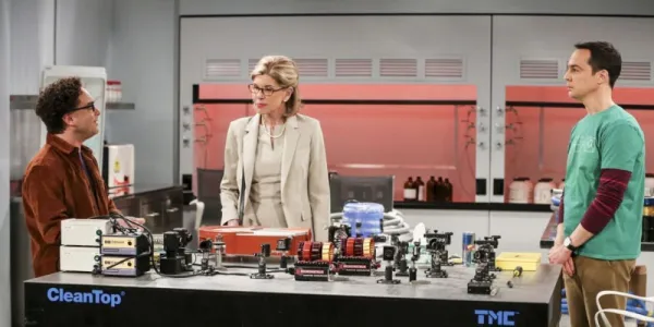   レナードのビバリーとシェルドン's lab in The Big Bang Theory.