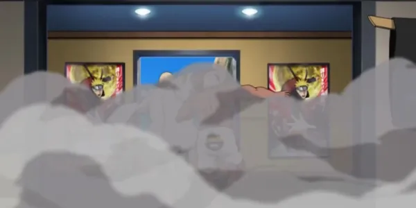   Naruto Poster in Episode 222 of Naruto Shippuden.