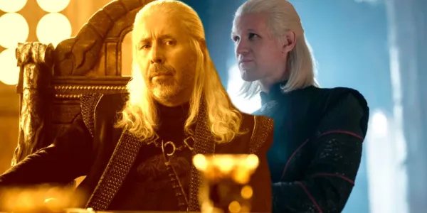   『ハウス・オブ・ザ・ドラゴン』でヴィセーリス役のパディ・コンシダインとデーモン・ターガリエン役のマット・スミス
