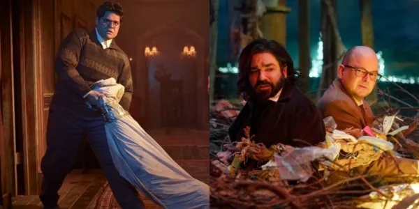   What We Do in the Shadows のキャラクターを示す分割画像