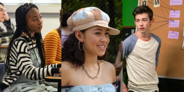   Grand Army の Odley Jean、Degrassi の Manny、American Vandal の Sam の分割画像