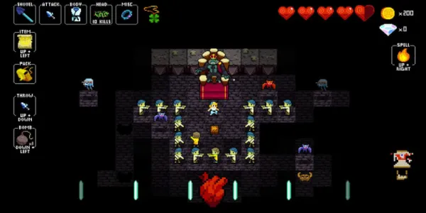   ゲームCrypt of the NecroDancerのスクリーンショット