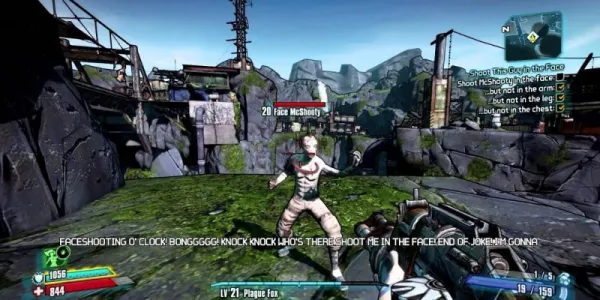   Borderlands 2 顔ミッションでこの男を撃つ
