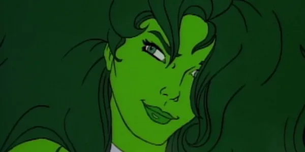   Jen Walters は、Doomed of The Incredible Hulk アニメ シリーズで She-Hulk への変身を完了しました