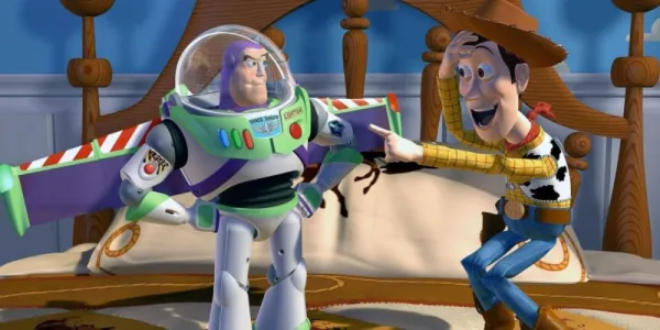   アンディのウッディとバズ's Bed in Toy Story