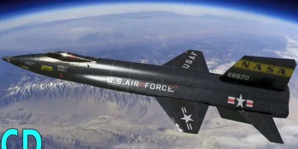   地球上の北アメリカの X-15