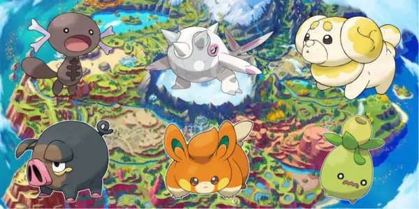   パルデア地方のポケモンのコラージュ