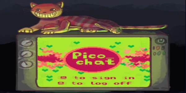   Cheshire in a Chatroom ゲームのメイン プロモーション イメージ