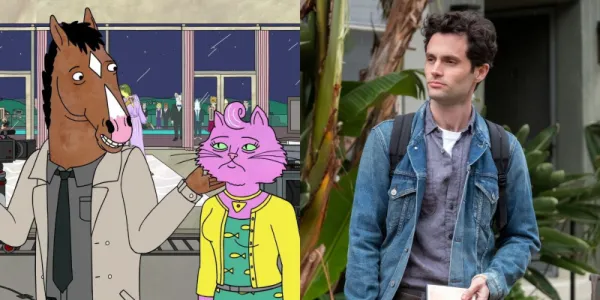   BoJack Horseman の BoJack と You の Joe Goldberg の分割画像