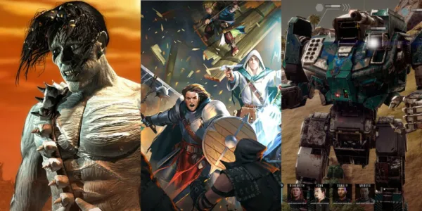   卓上ゲームを改造したさまざまなビデオゲームの静止画