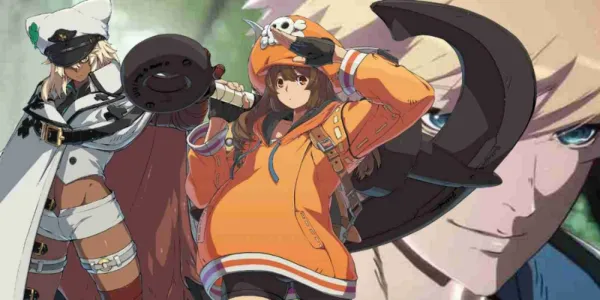   ゲームのヘッダーでの Guilty Gear の Ky、Ramlethal、および May's strongest characters.