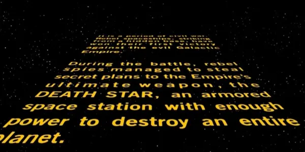   オリジナルのスターウォーズ映画のオープニングクロール