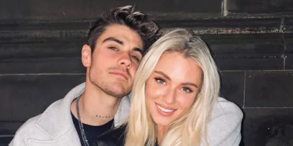   ラブアイランド's Luke and Lucie pose together in public