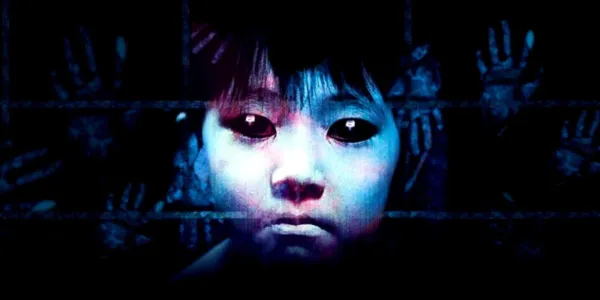  2002年の映画「呪怨」のポスターにトシオ