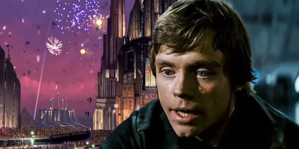   スターウォーズ ジェダイの帰還's coruscant scene is much darker than it seems