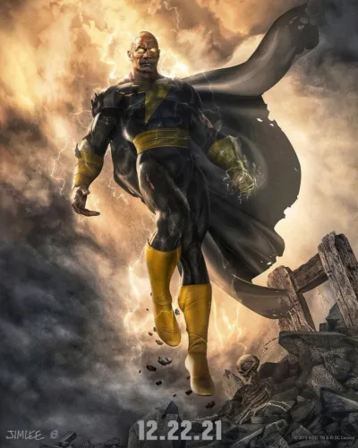   Jim Lee と BossLogic による Black Adam の公式アート
