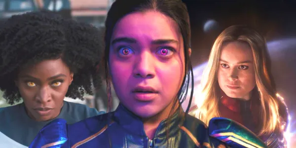   『ザ・マーベルズ』のモニカ・ランボー、カマラ・カーン、キャロル・ダンバース
