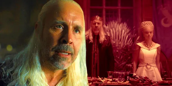   ハウス・オブ・ザ・ドラゴン シーズン1でヴィセーリス役のパディ・コンシダインとレイニラ・ターガリエン役のミリー・アルコック
