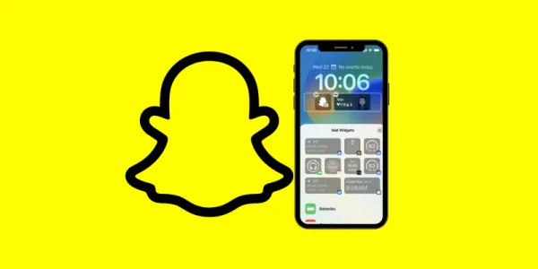   Snapchat Sreen ロック ウィジェット