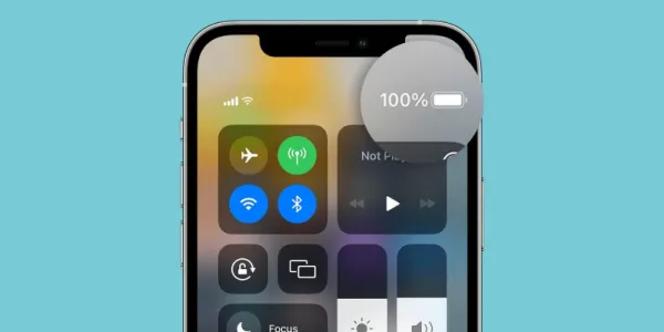   iPhone 13にはバッテリーのパーセンテージアイコンがありません