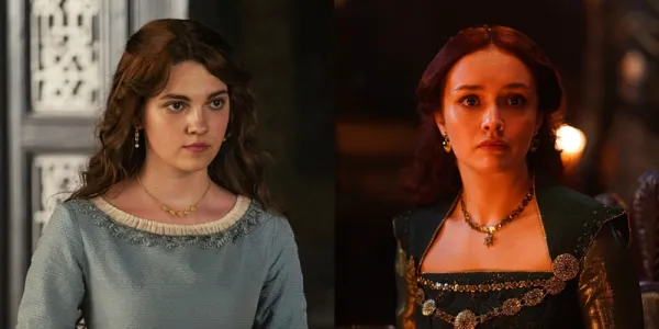   アリセント・ハイタワー役のエミリー・キャリーとオリヴィア・クック