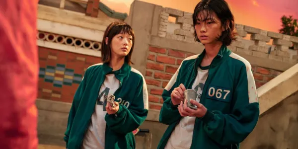   イカゲーム カン・セビョク役：ホヨンジョン、ジヨン役：イ・ユミ